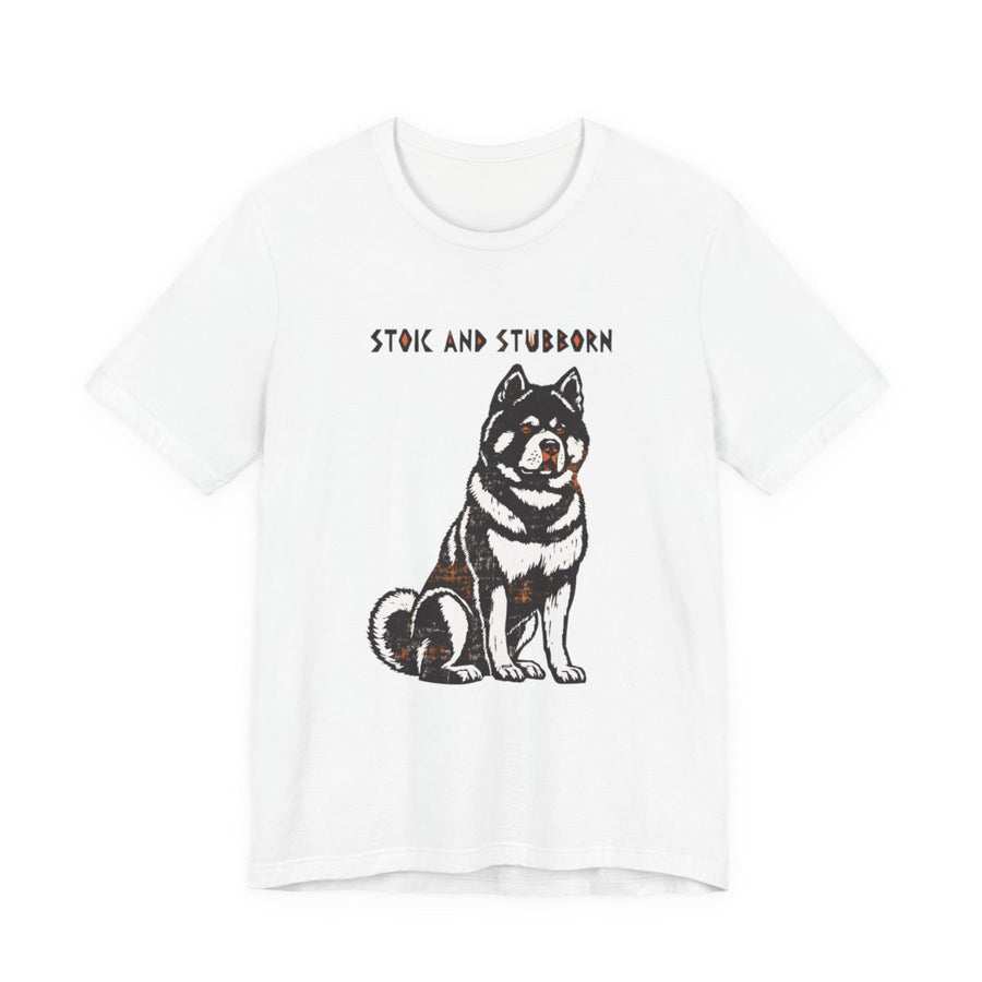 Akita 'Stoic And Stubborn' Tee