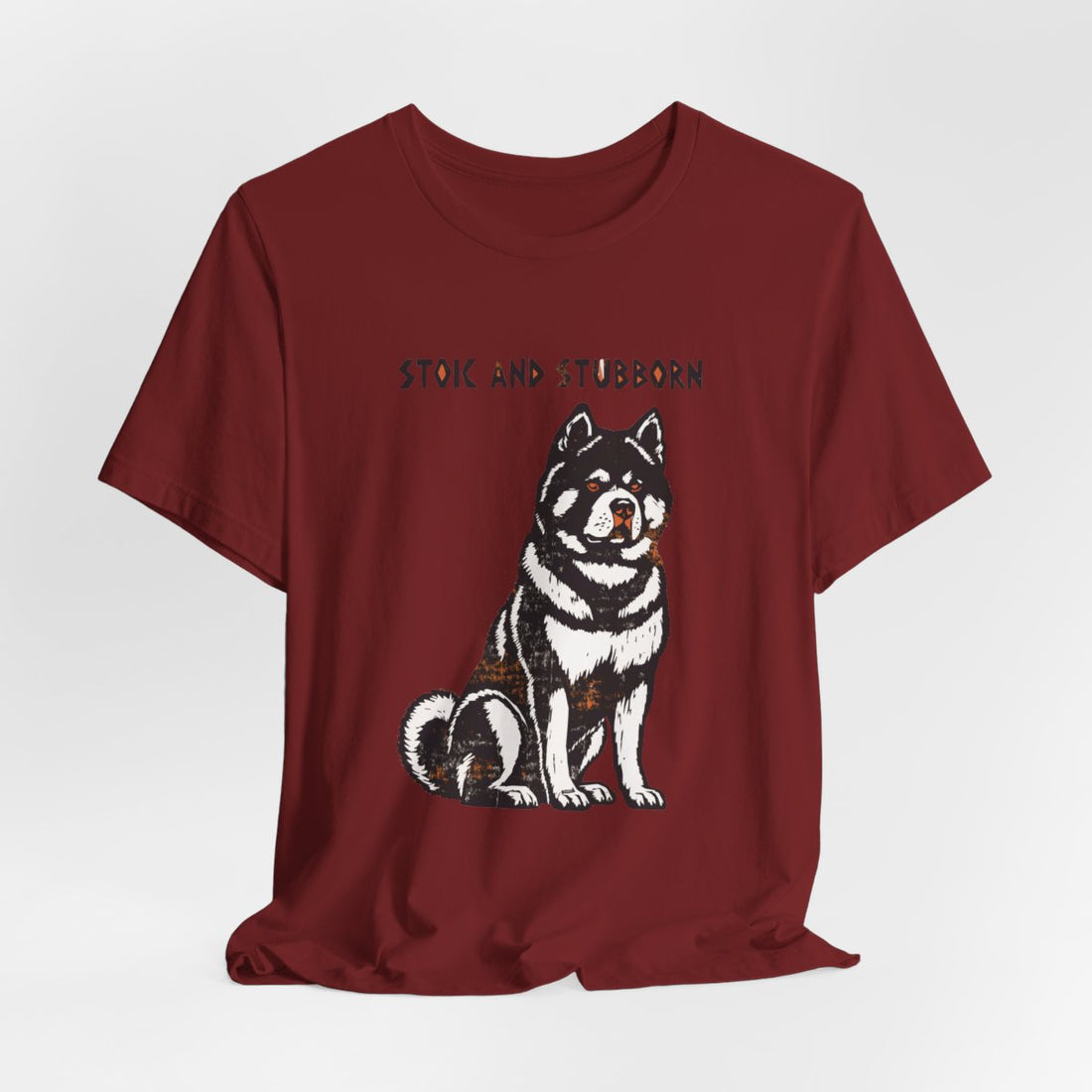 Cardinal — Hanging | Akita 'Stoic And Stubborn' Tee