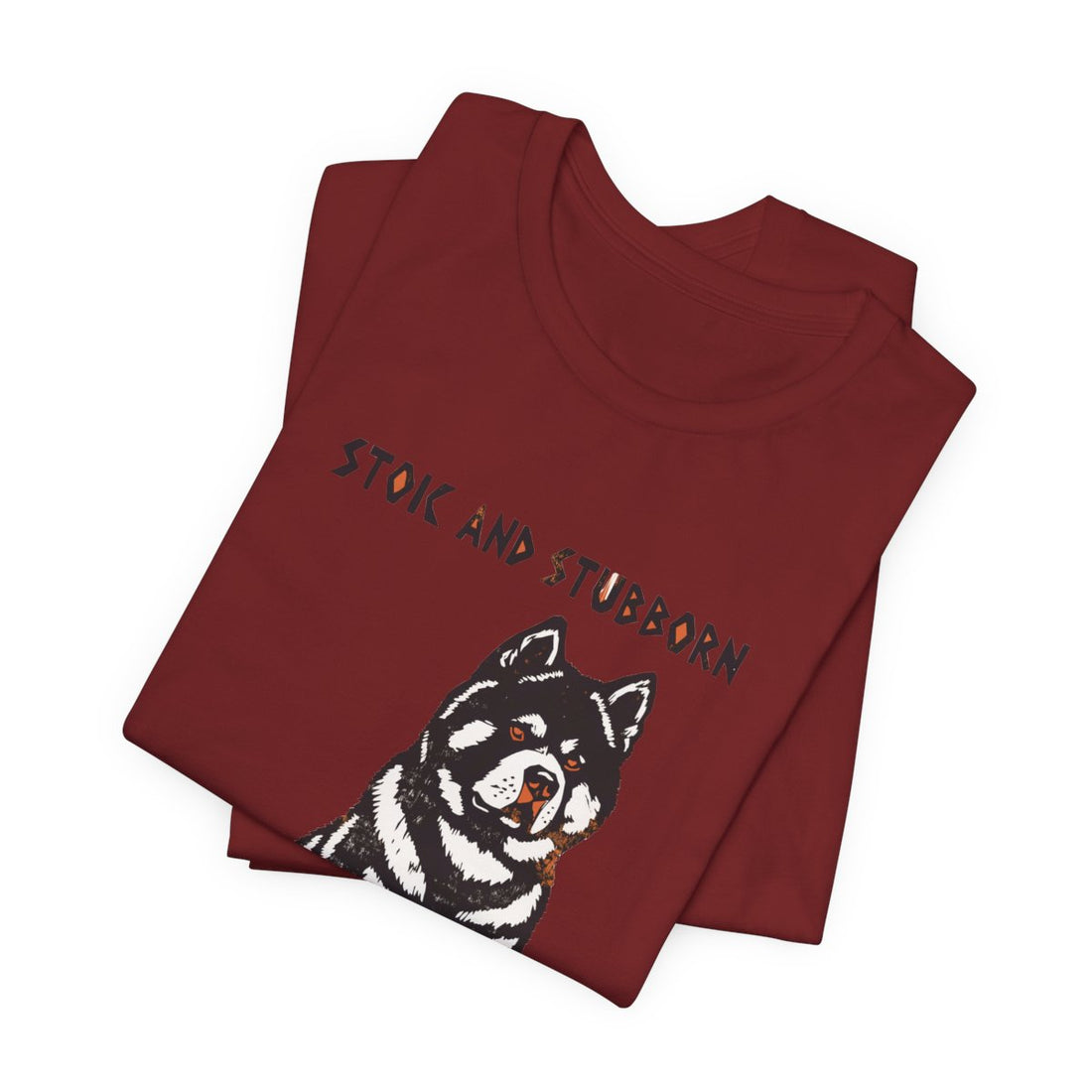 Cardinal — Folded | Akita 'Stoic And Stubborn' Tee