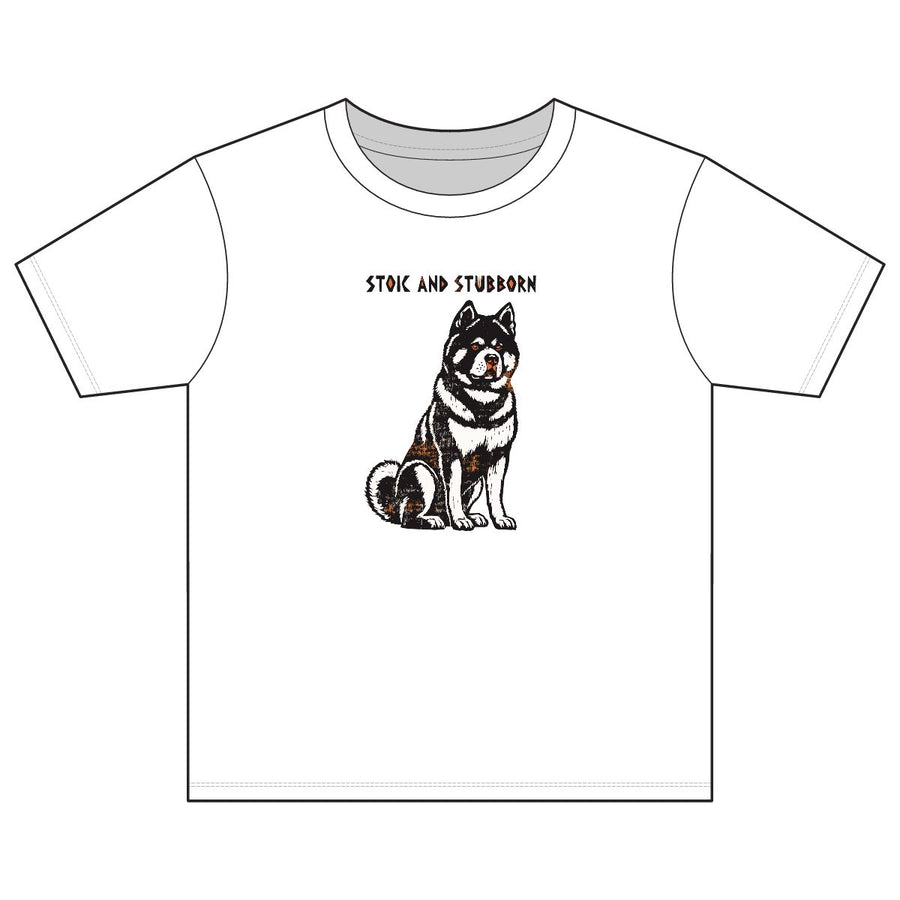 Akita 'Stoic And Stubborn' Youth Tee
