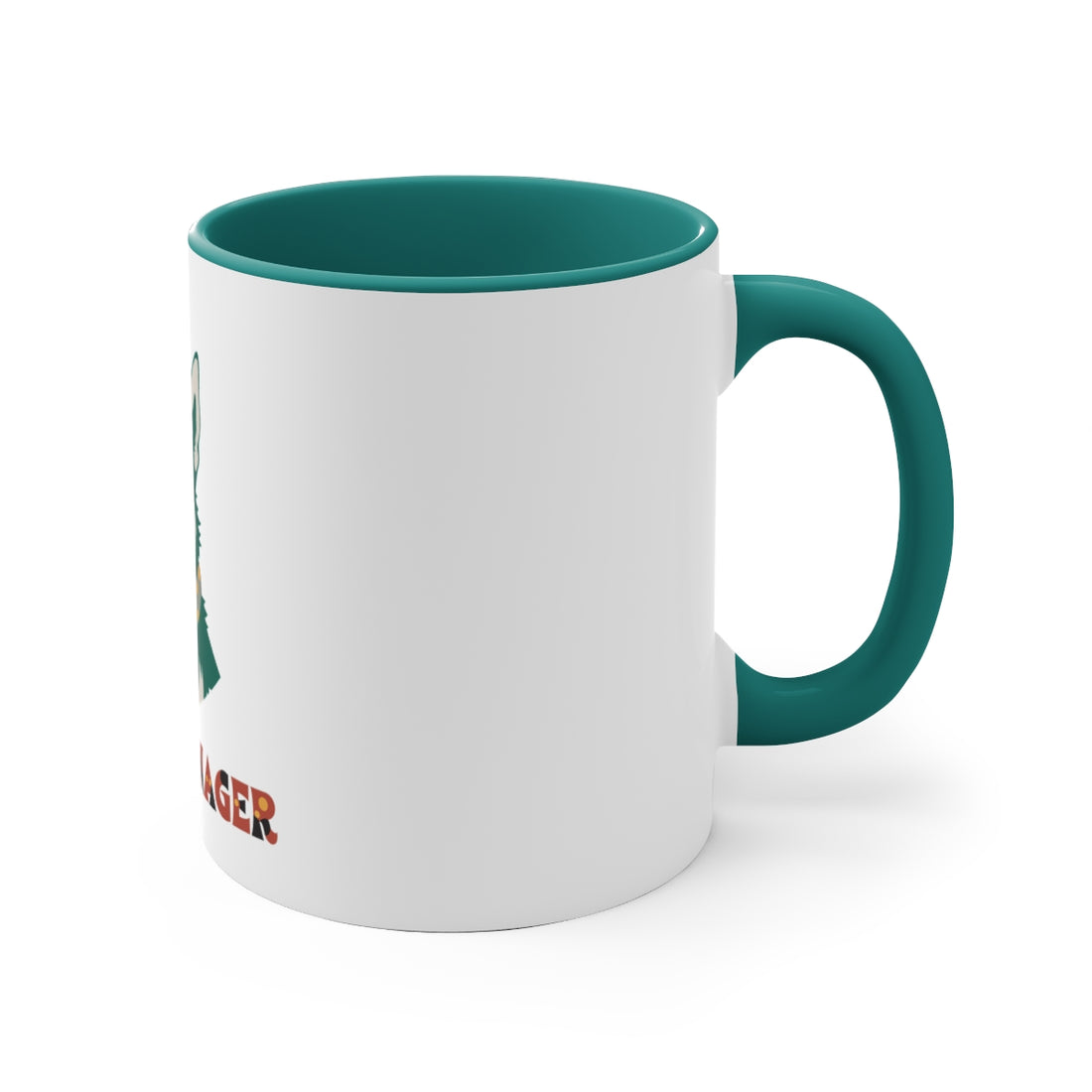 Green — Right side | Australian Cattle Dog Shift Manager Accent Mug