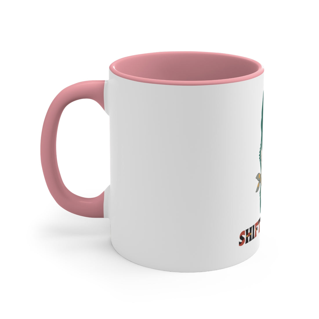 Pink — Left side | Australian Cattle Dog Shift Manager Accent Mug