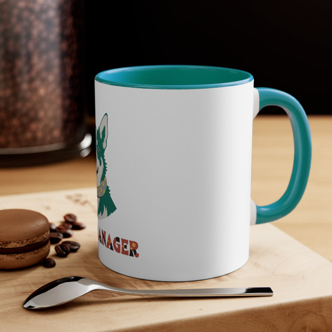 Green — Lifestyle | Australian Cattle Dog Shift Manager Accent Mug