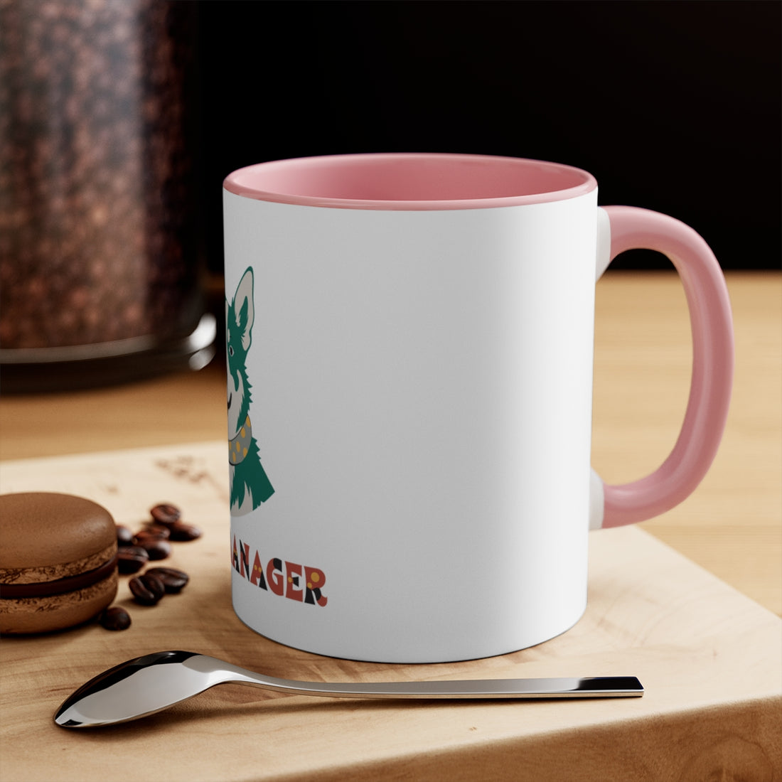 Pink — Lifestyle | Australian Cattle Dog Shift Manager Accent Mug