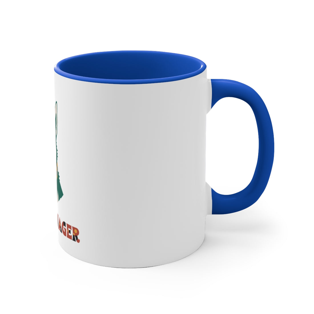 Blue — Right side | Australian Cattle Dog Shift Manager Accent Mug