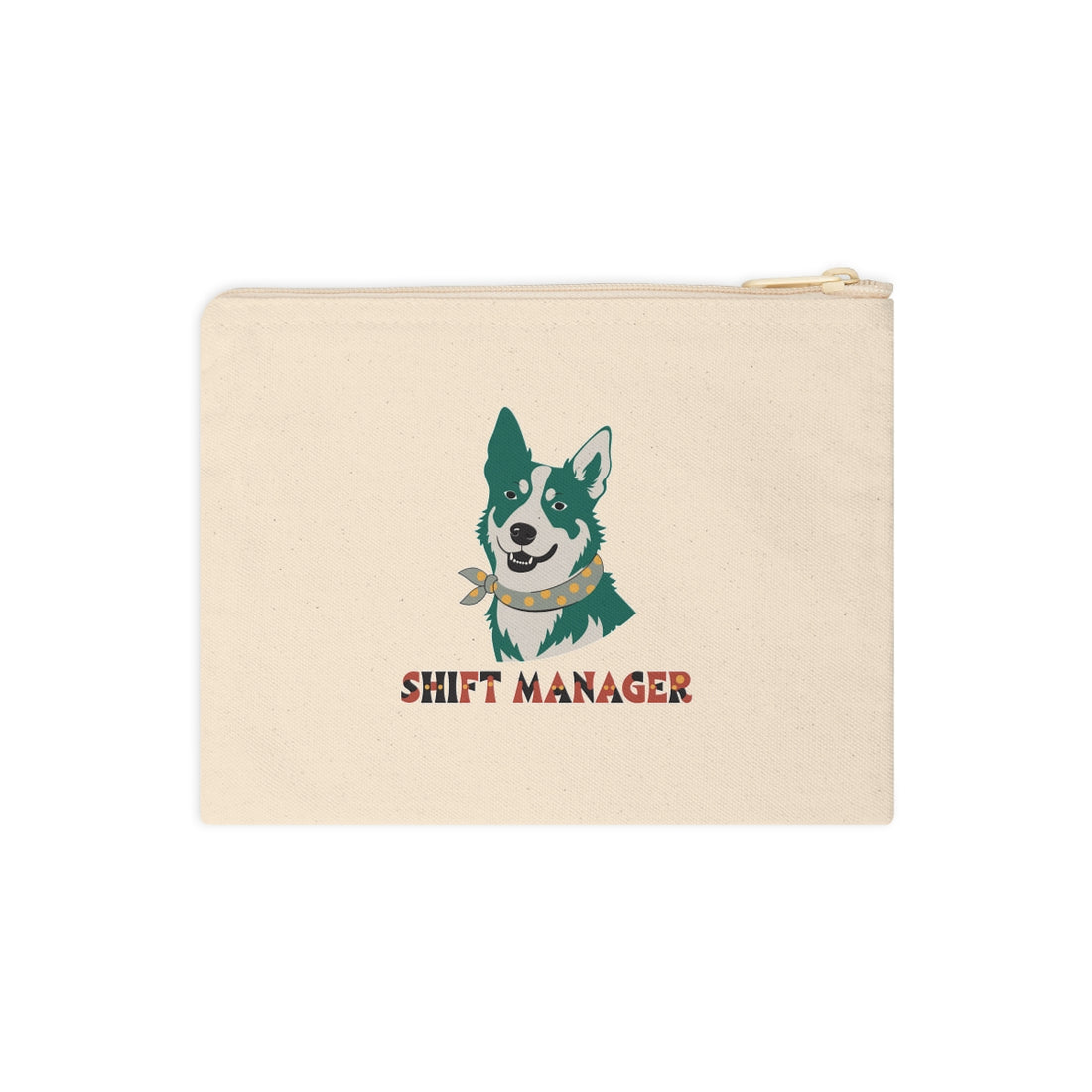 Front | Australian Cattle Dog Shift Manager Accessory Pouch