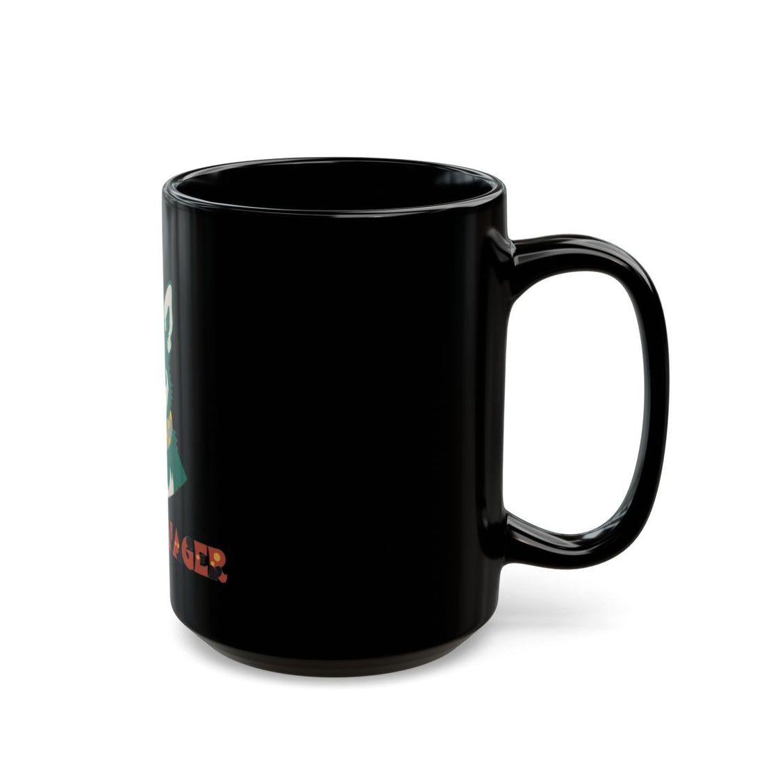 15oz — Right side | Australian Cattle Dog Shift Manager Black Mug