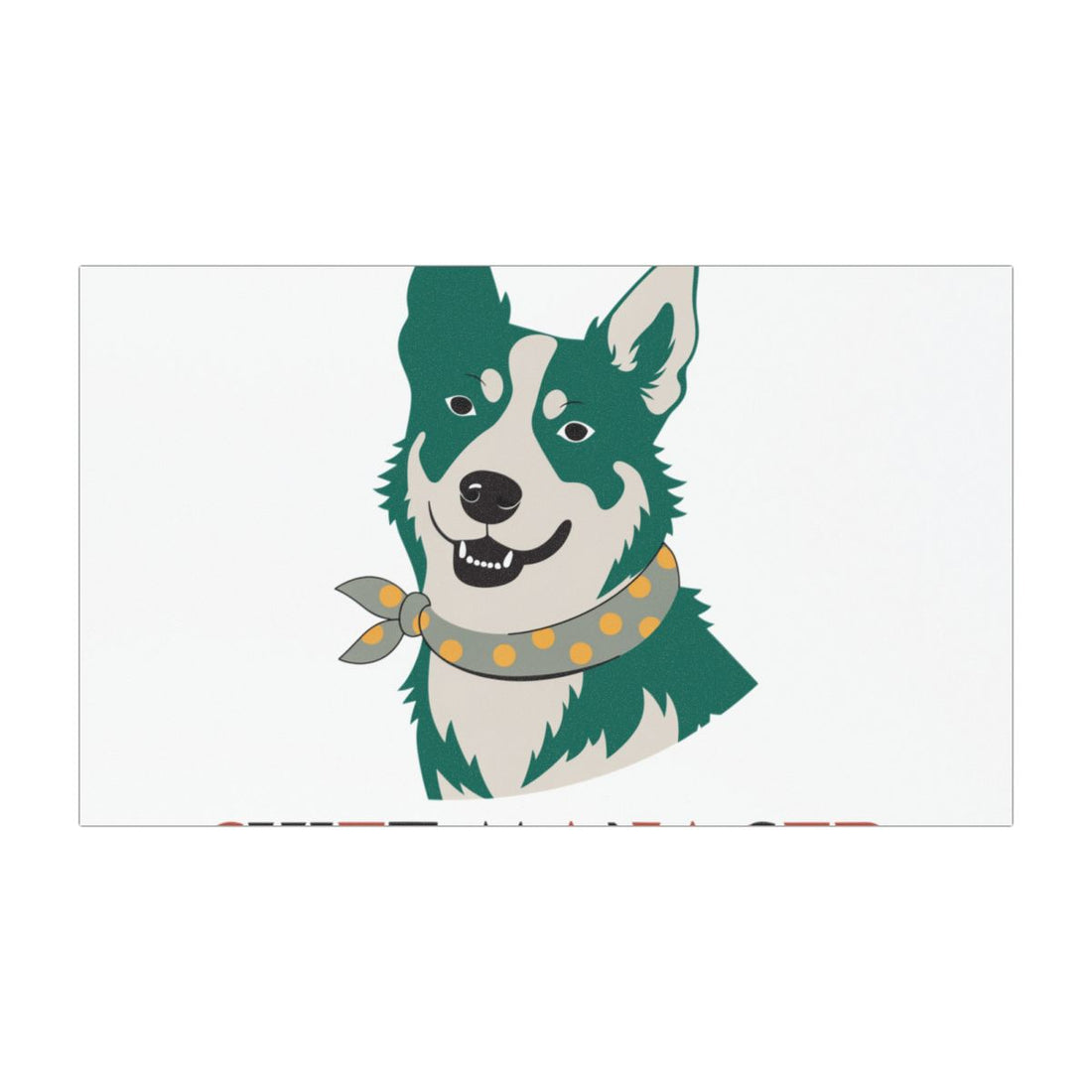 7.5'' × 4.5'' — Front | Australian Cattle Dog Shift Manager Car Magnet