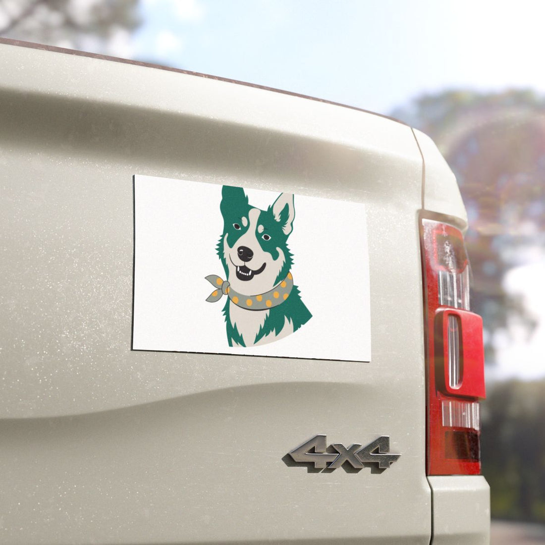 7.5'' × 4.5'' — Detail | Australian Cattle Dog Shift Manager Car Magnet