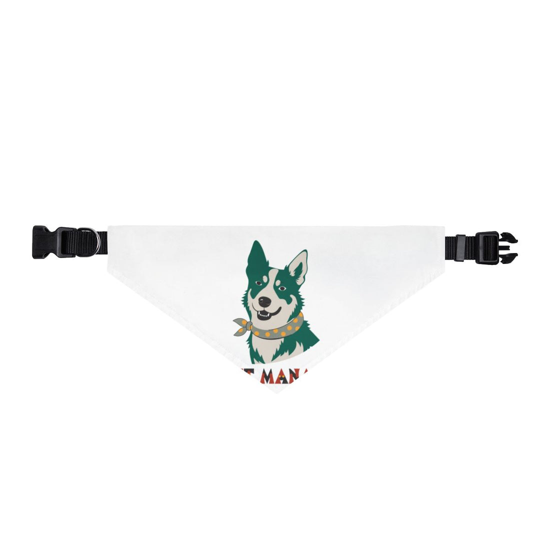 XL — Front | Australian Cattle Dog Shift Manager Clip-On Bandana