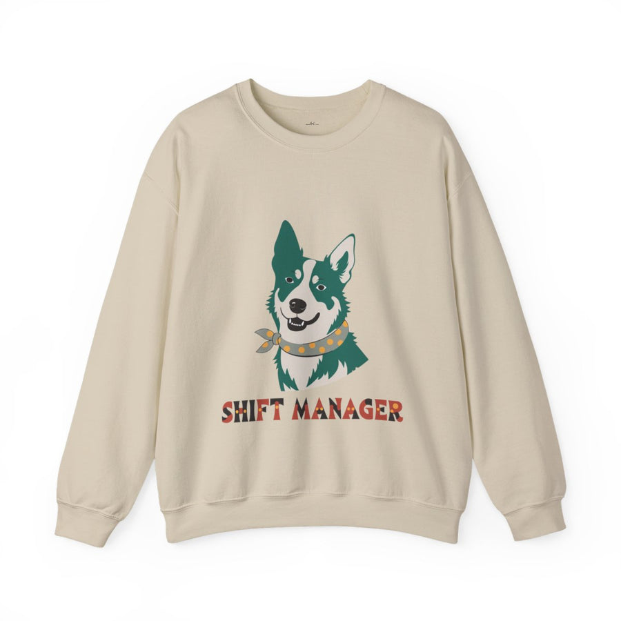 Australian Cattle Dog "Shift Manager" Crewneck
