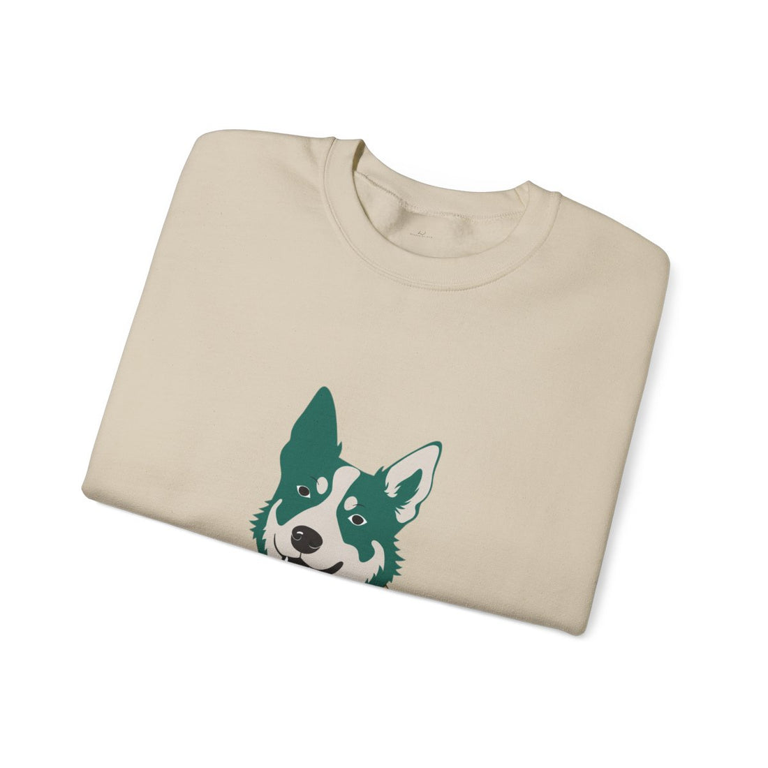 Sand — Folded | Australian Cattle Dog "Shift Manager" Crewneck