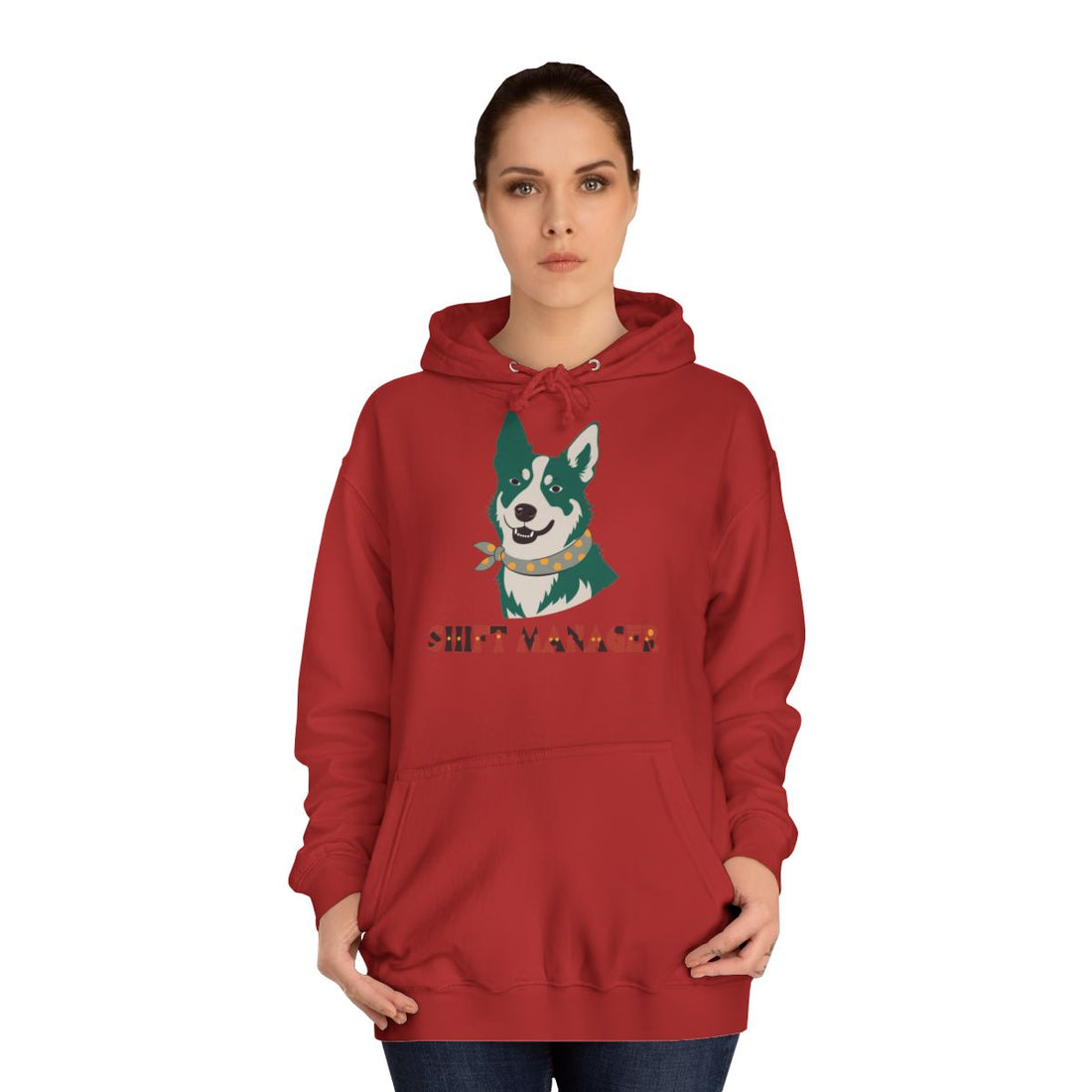 Fire Red — Lifestyle | Australian Cattle Dog Shift Manager Hoodie