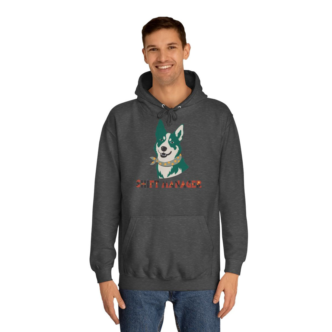 Charcoal — Lifestyle | Australian Cattle Dog Shift Manager Hoodie