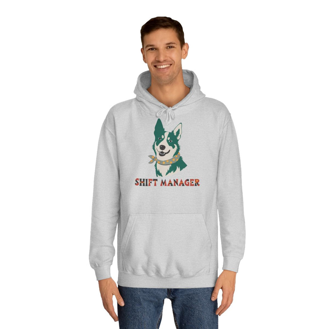 Heather Grey — Lifestyle | Australian Cattle Dog Shift Manager Hoodie