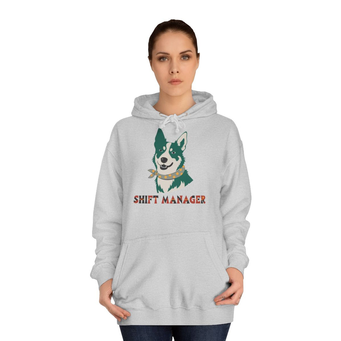 Heather Grey — Lifestyle | Australian Cattle Dog Shift Manager Hoodie