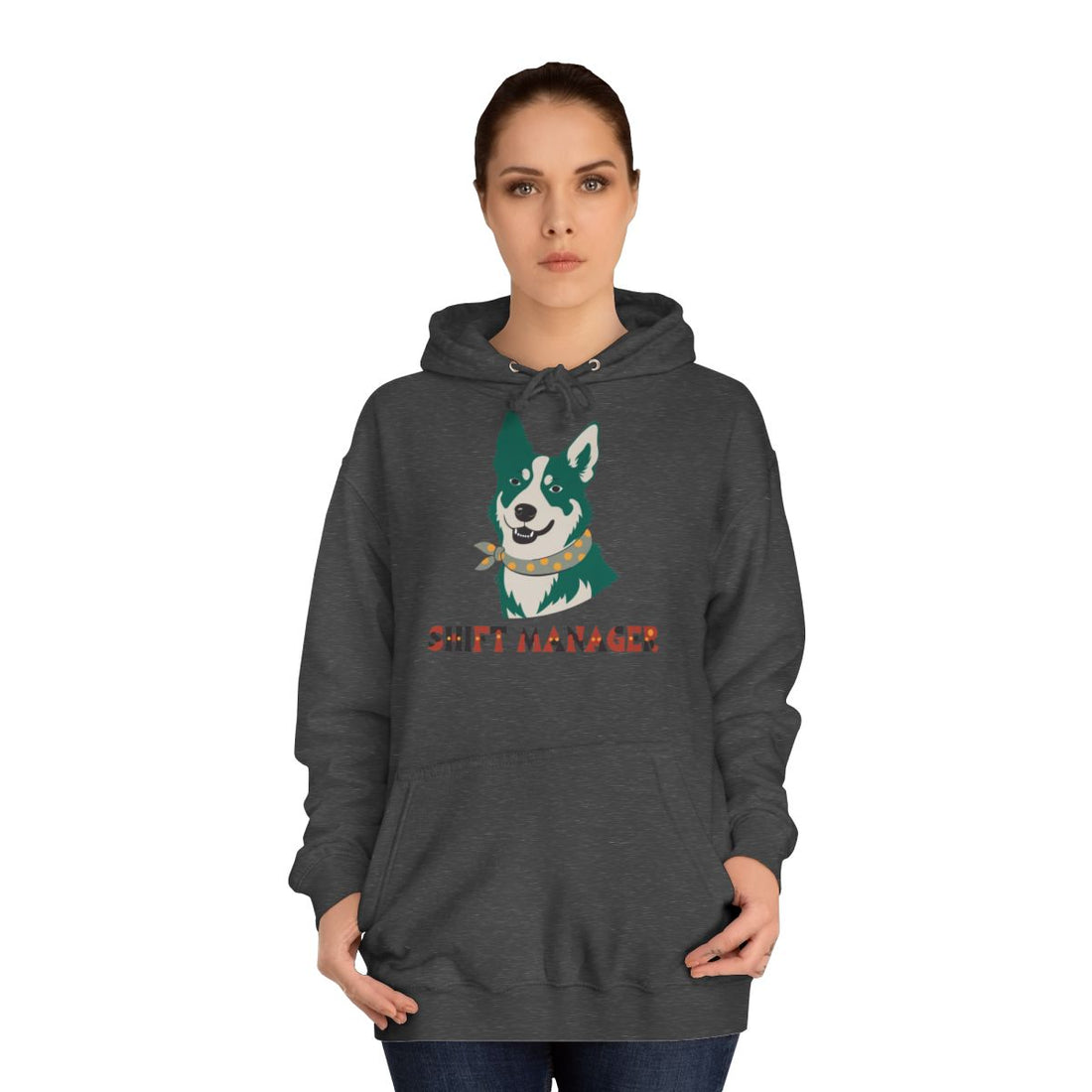Charcoal — Lifestyle | Australian Cattle Dog Shift Manager Hoodie