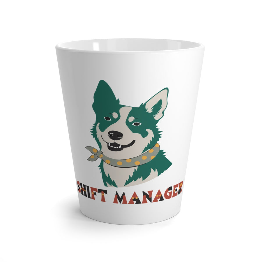 Australian Cattle Dog Shift Manager Latte Mug