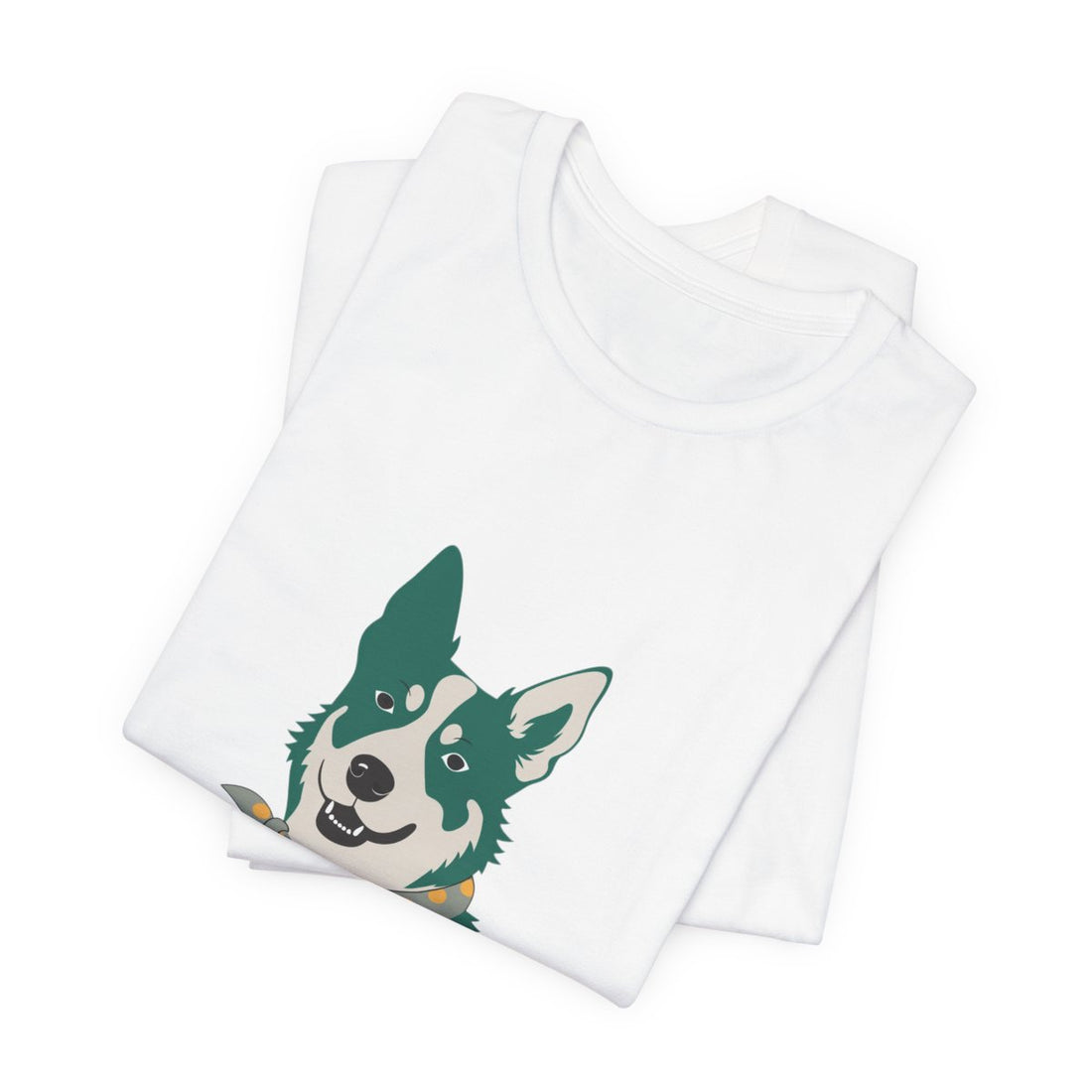 White — Folded | Australian Cattle Dog Shift Manager Men's Tee