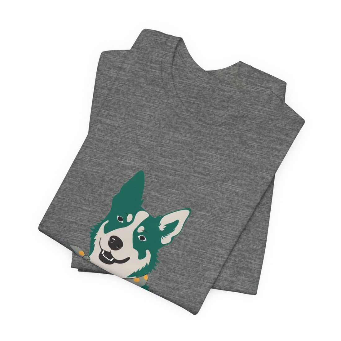 Deep Heather — Folded | Australian Cattle Dog Shift Manager Men's Tee
