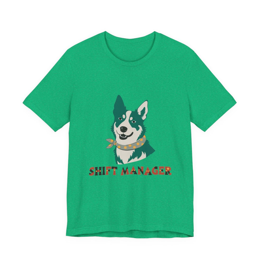 Heather Kelly — Front | Australian Cattle Dog Shift Manager Men's Tee