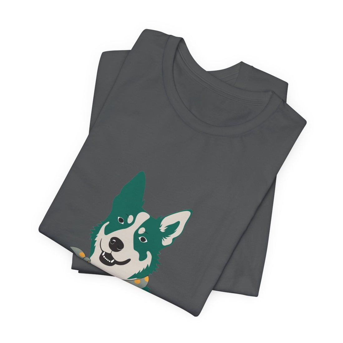 Asphalt — Folded | Australian Cattle Dog Shift Manager Men's Tee