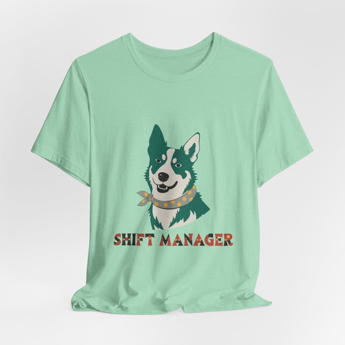 Heather Mint — Hanging | Australian Cattle Dog Shift Manager Men's Tee