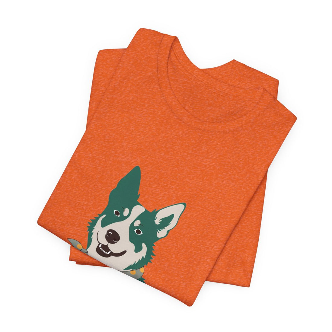 Heather Orange — Folded | Australian Cattle Dog Shift Manager Men's Tee