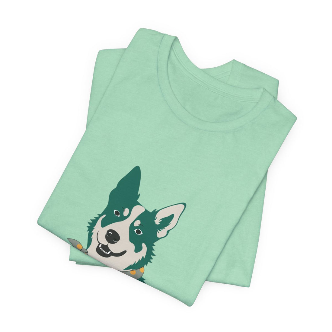 Heather Mint — Folded | Australian Cattle Dog Shift Manager Men's Tee