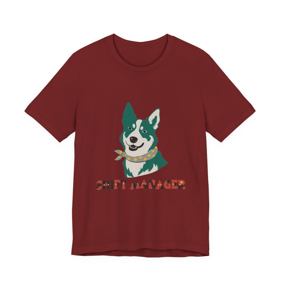 Cardinal — Front | Australian Cattle Dog Shift Manager Men's Tee