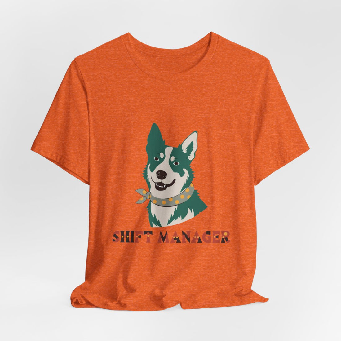 Heather Orange — Hanging | Australian Cattle Dog Shift Manager Men's Tee