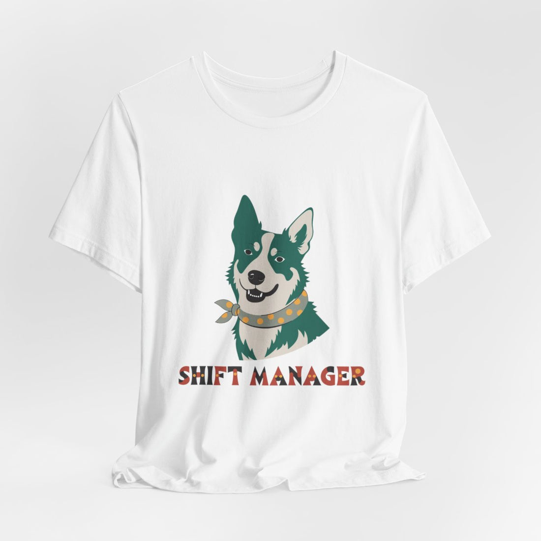 White — Hanging | Australian Cattle Dog Shift Manager Men's Tee