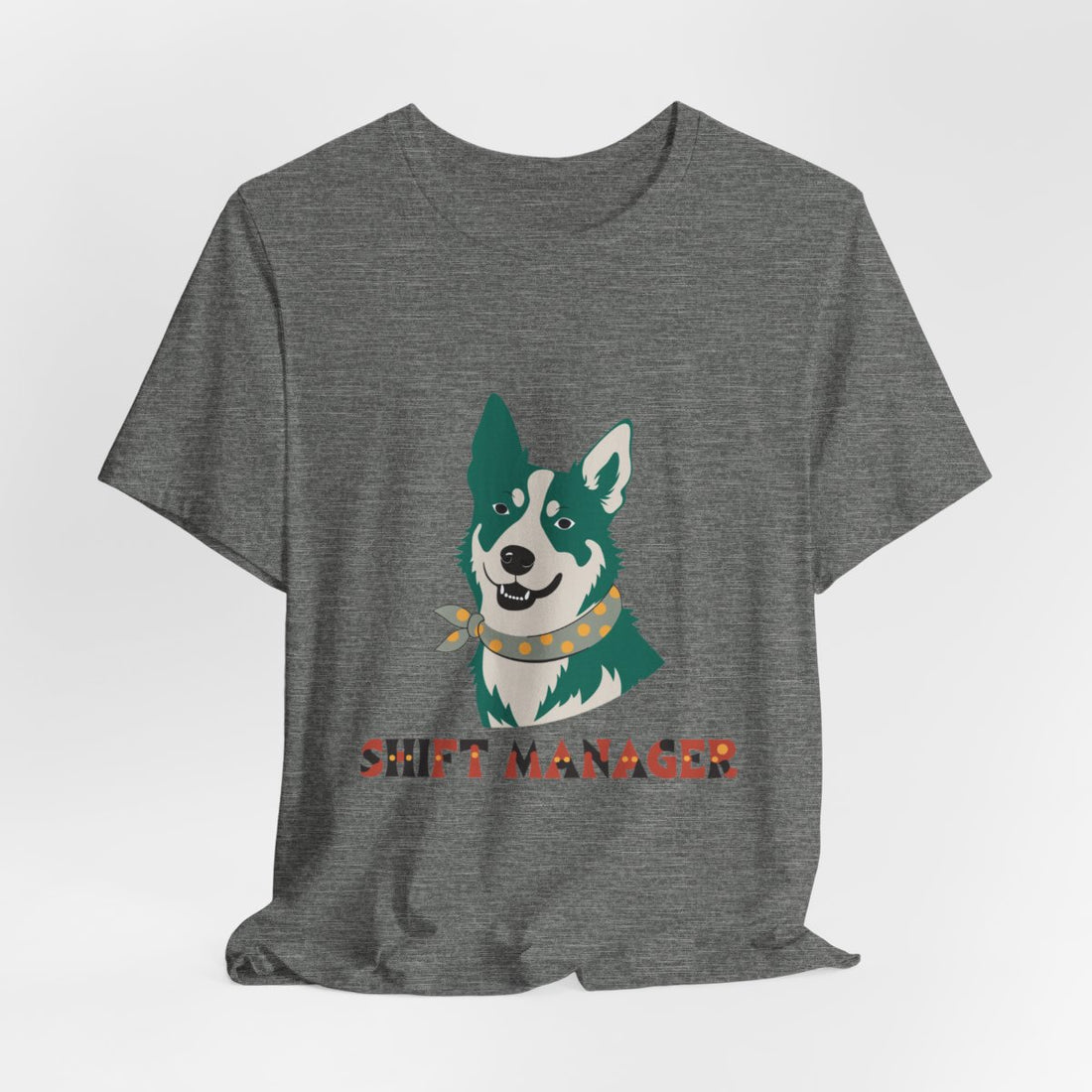 Deep Heather — Hanging | Australian Cattle Dog Shift Manager Men's Tee
