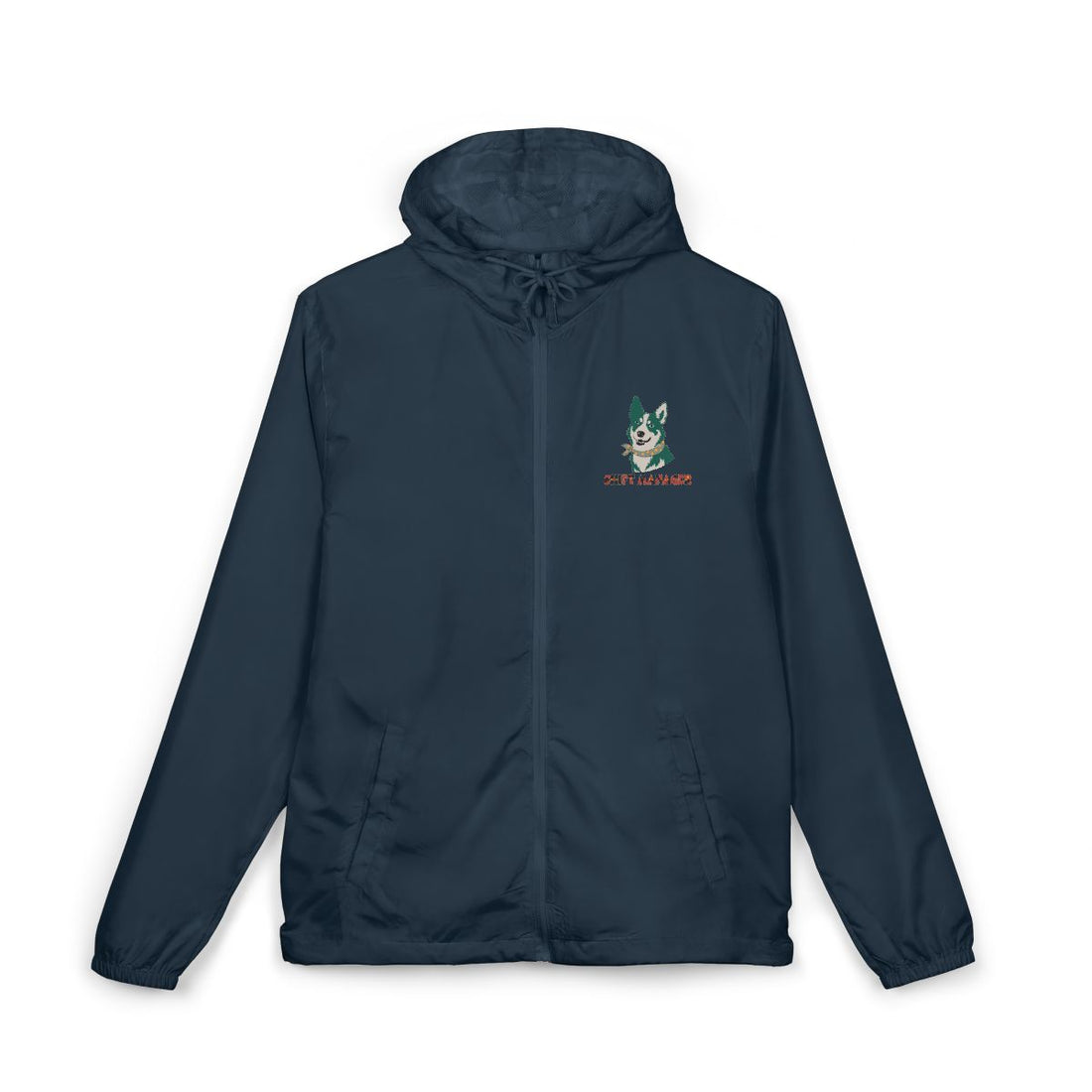 Classic Navy — Front | Australian Cattle Dog Shift Manager Windbreaker
