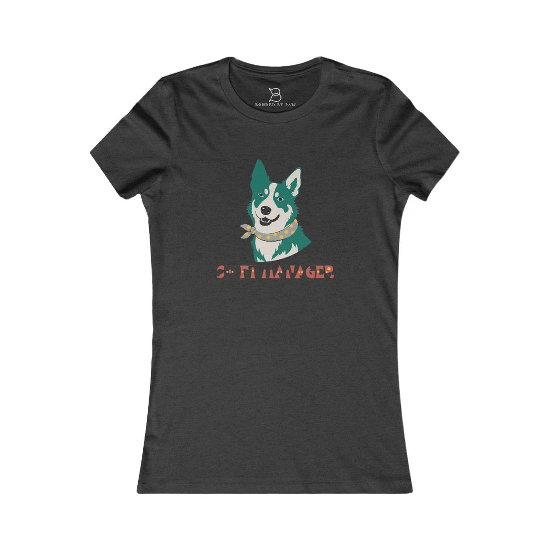 Dark Grey Heather — Front | Australian Cattle Dog Shift Manager Women's Tee