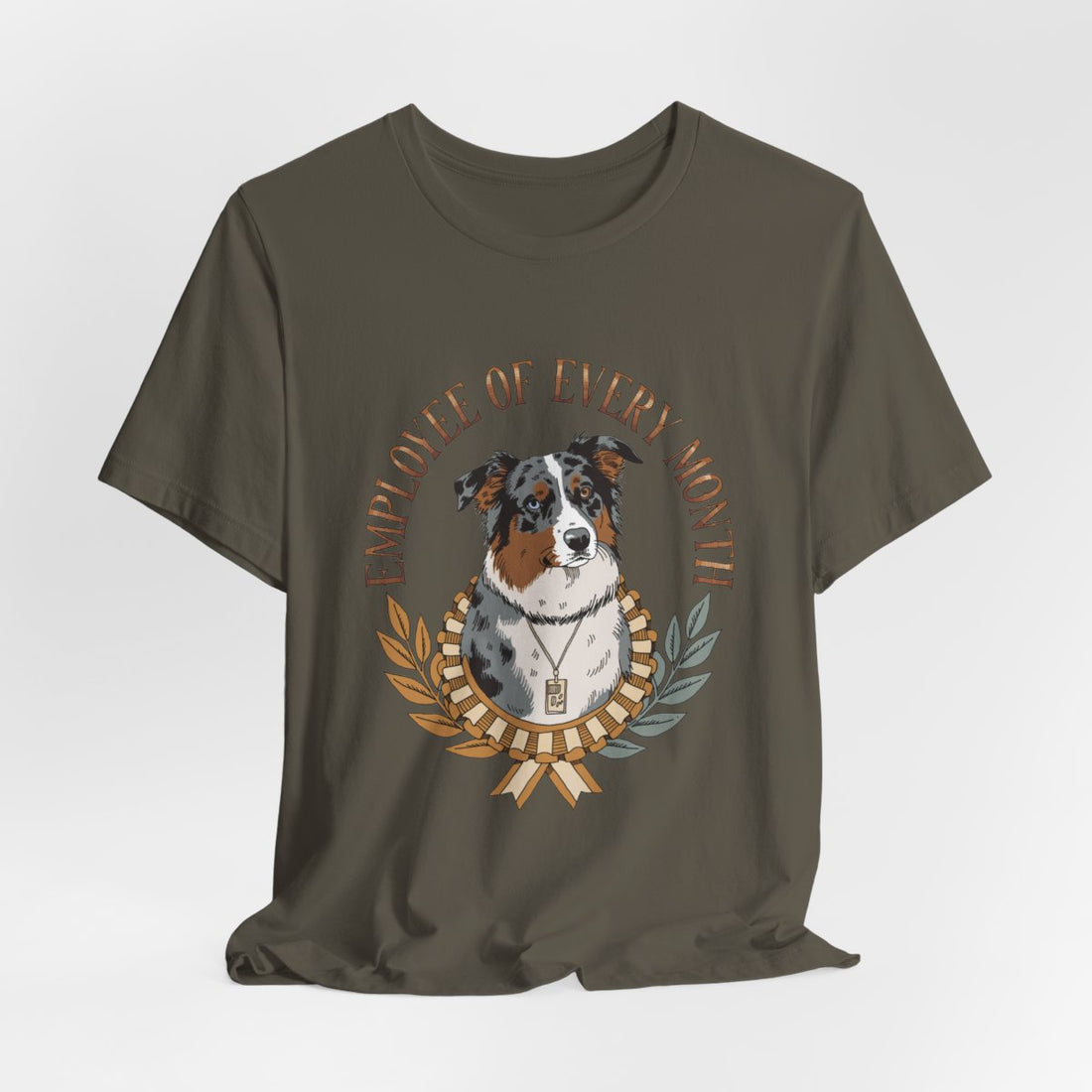 Army — Hanging | Australian Shepherd 'Employee Of Every Month' Tee