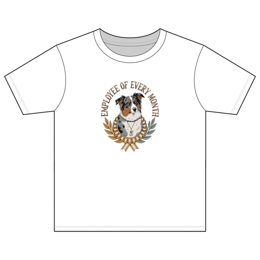 Australian Shepherd 'Employee Of Every Month' Youth Tee