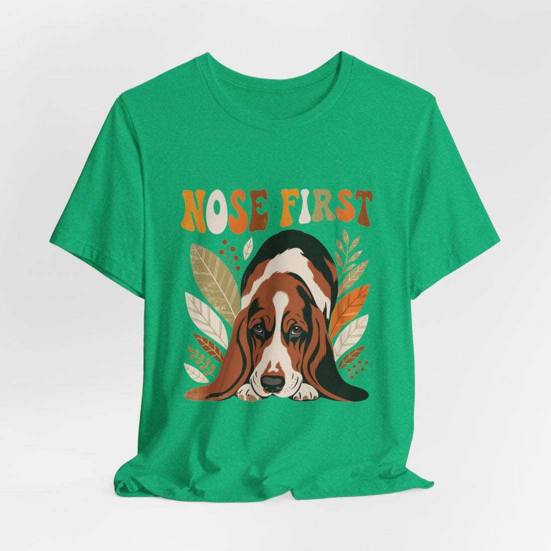 Heather Kelly — Hanging | Basset Hound 'Nose First' Tee