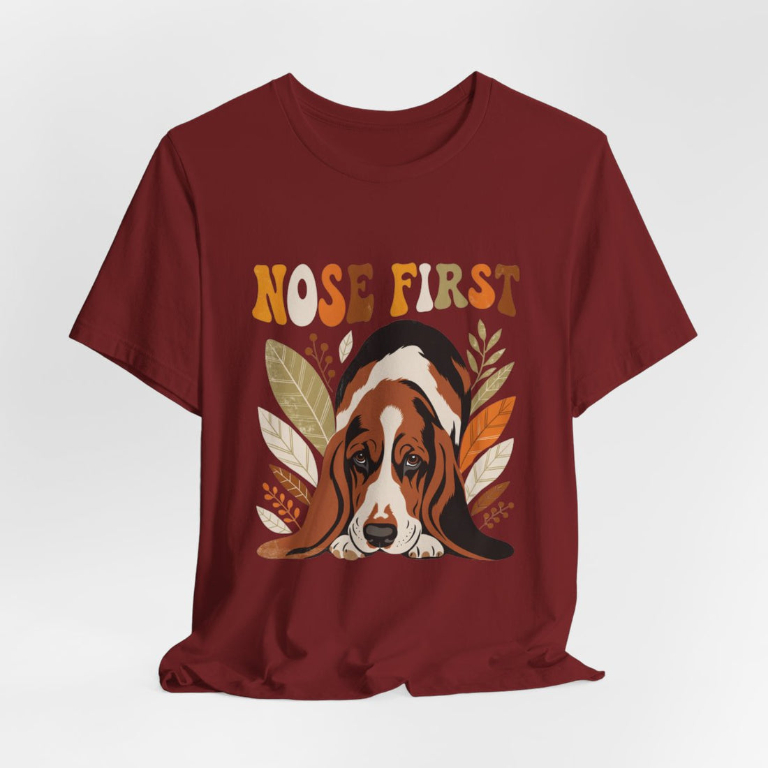 Cardinal — Hanging | Basset Hound 'Nose First' Tee