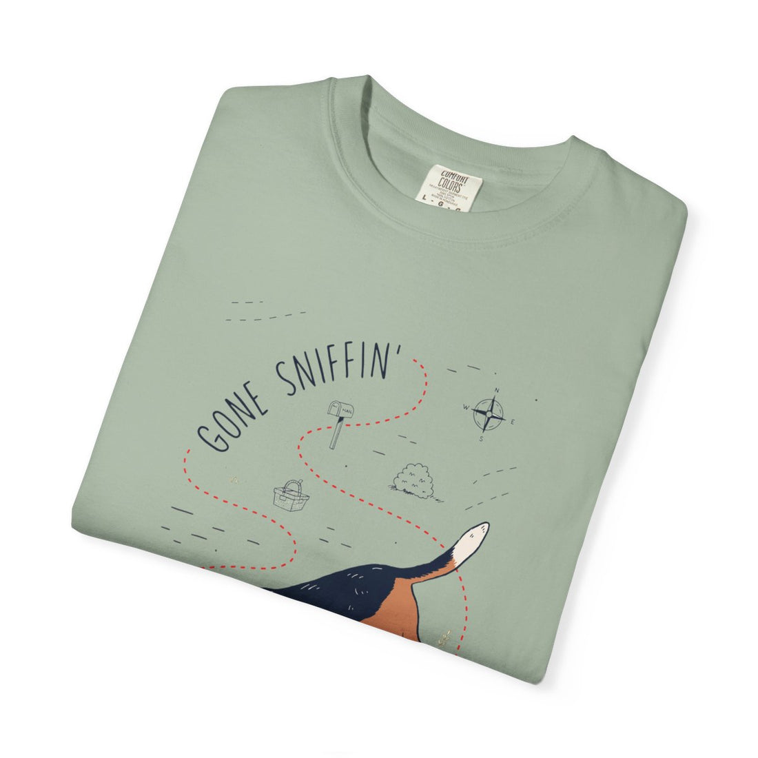 Bay — Folded | Beagle 'Gone Sniffin'' Garment-Dyed Tee
