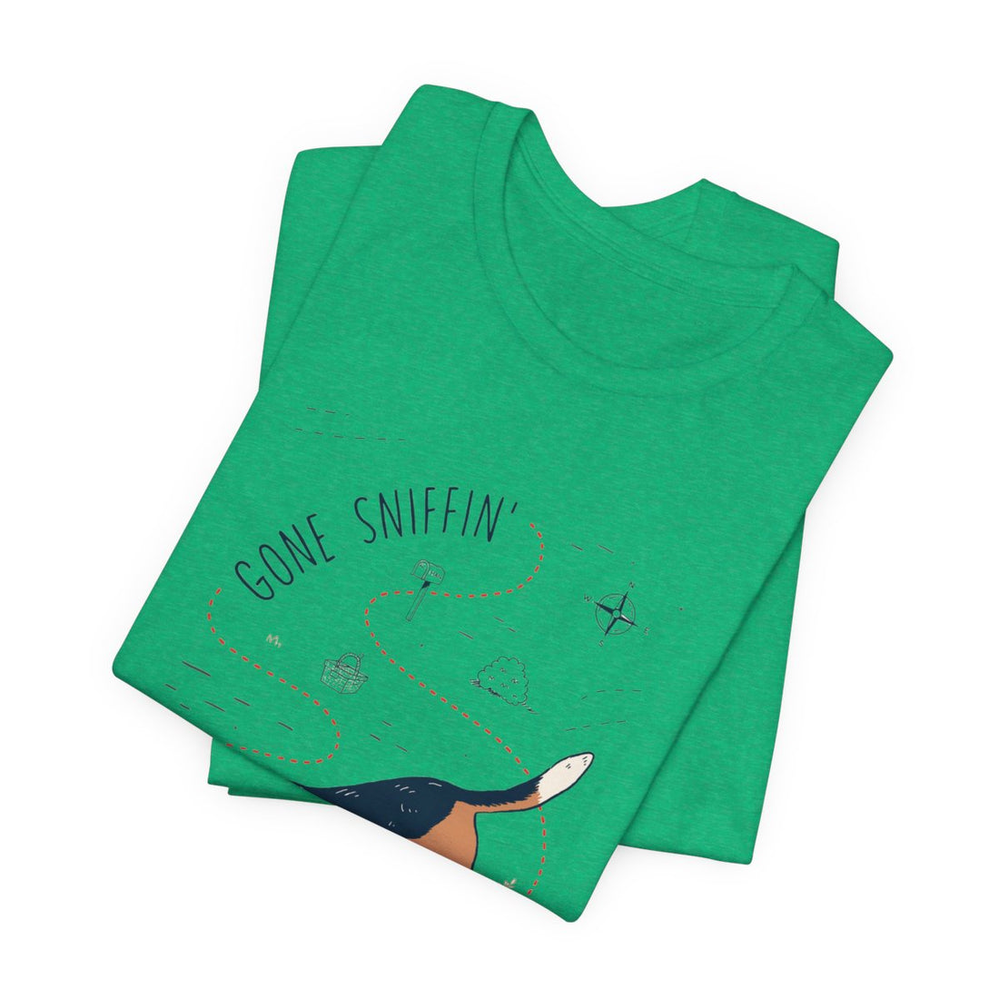Heather Kelly — Folded | Beagle 'Gone Sniffin'' Tee