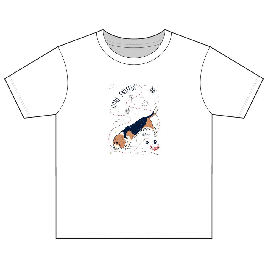 Beagle 'Gone Sniffin'' Youth Tee