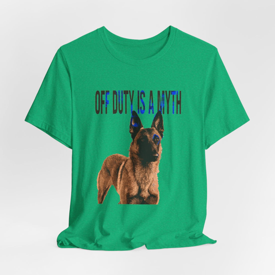 Heather Kelly — Hanging | Belgian Malinois 'Off Duty Is A Myth' Tee