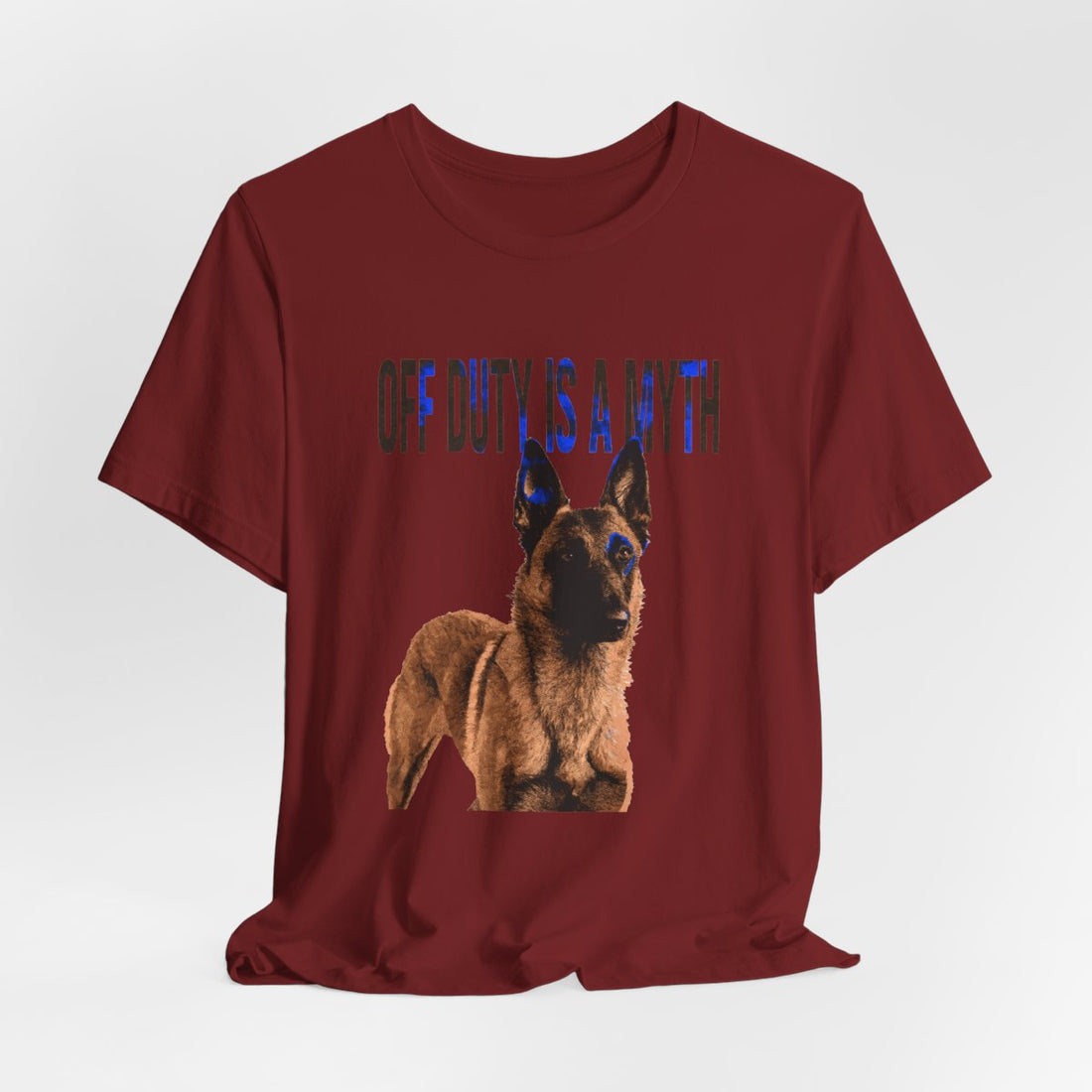 Cardinal — Hanging | Belgian Malinois 'Off Duty Is A Myth' Tee