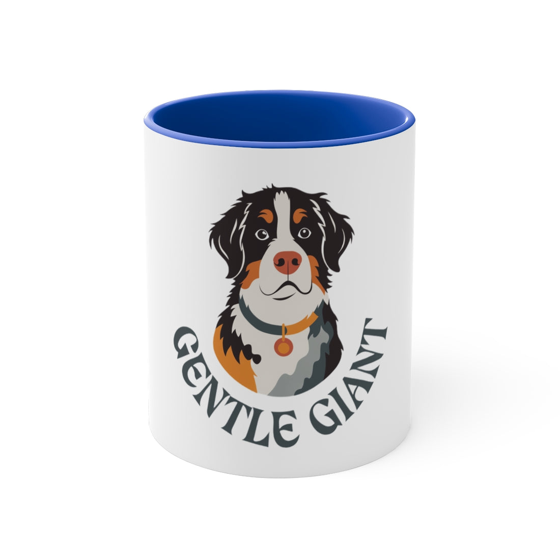 Blue — Front | Bernese Mountain Dog Bernese Gentle Giant Accent Mug