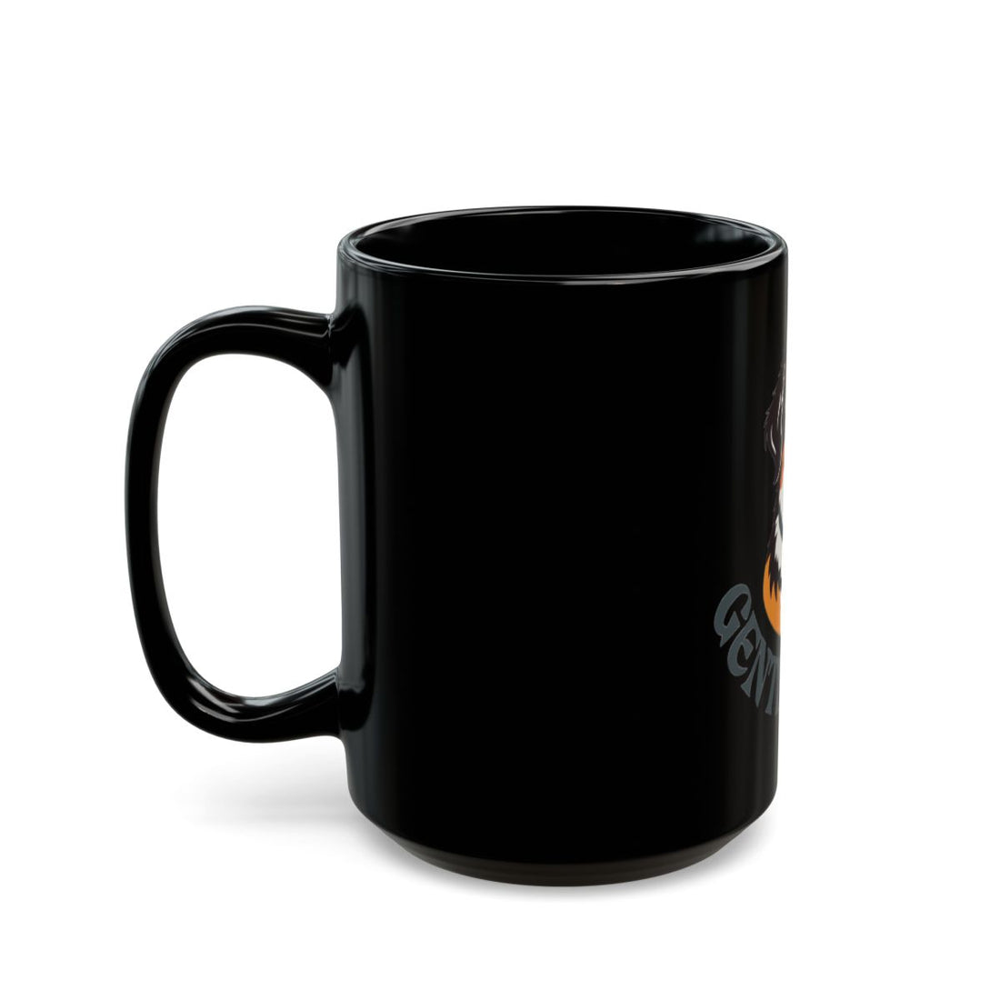 15oz — Left side | Bernese Mountain Dog Bernese Gentle Giant Black Mug