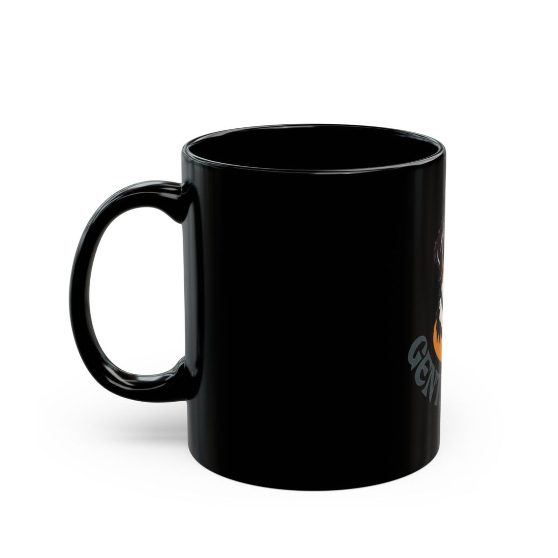 11oz — Left side | Bernese Mountain Dog Bernese Gentle Giant Black Mug