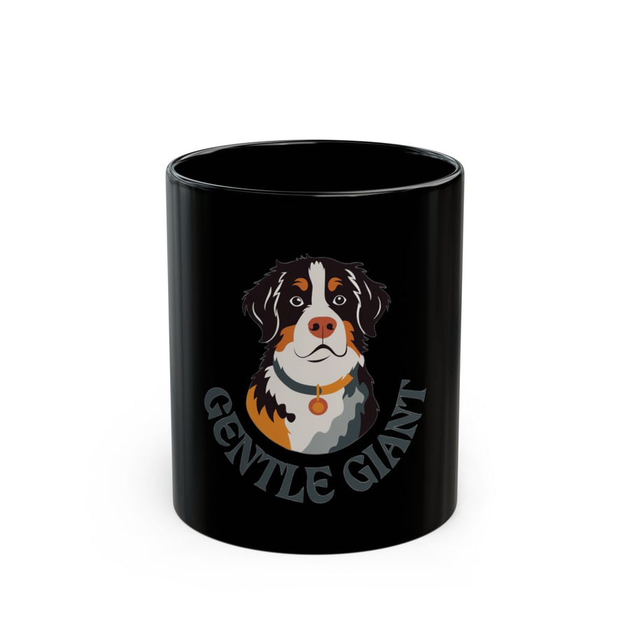 Bernese Mountain Dog Bernese Gentle Giant Black Mug