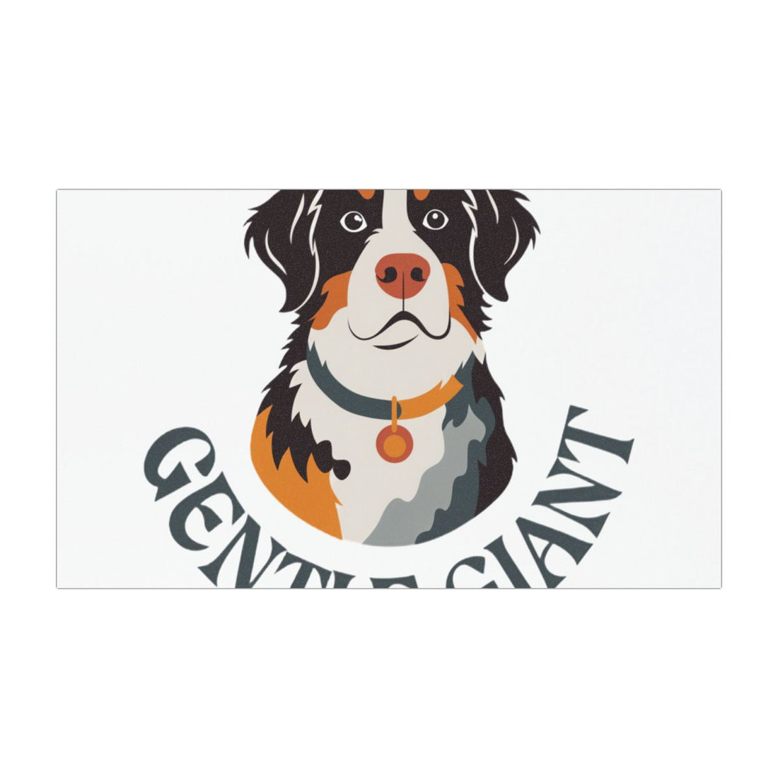 7.5'' × 4.5'' — Front | Bernese Mountain Dog Bernese Gentle Giant Car Magnet