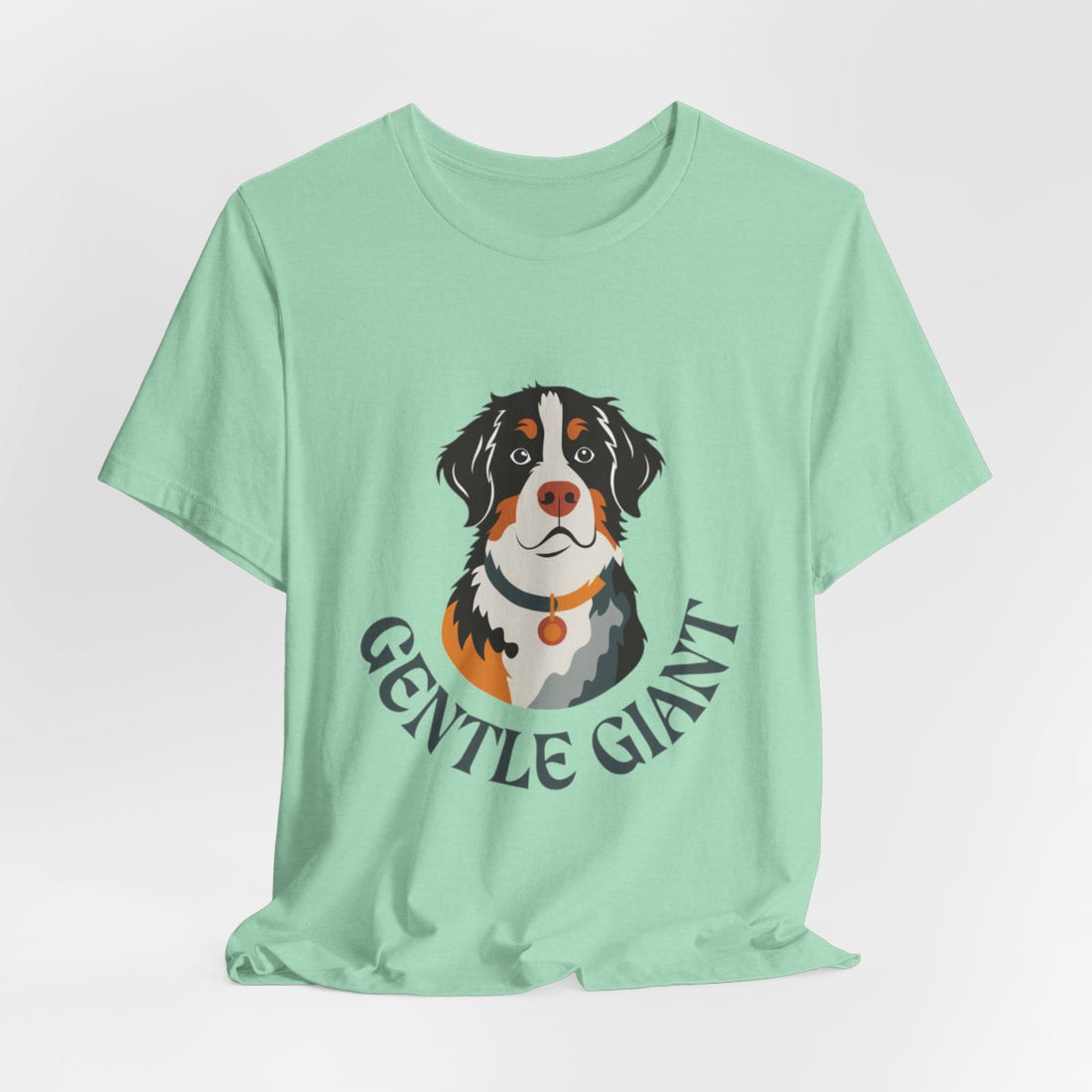 Heather Mint — Hanging | Bernese Mountain Dog Gentle Giant Men's Tee